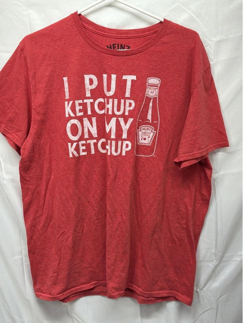 I put ketchup on my ketchup T-shirt